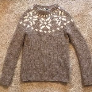 J.crew handknit sweater